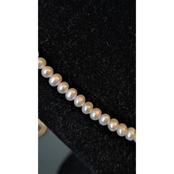 10K Yellow Gold JCM Jacmel Mauritius Freshwater Pearl Necklace and Bracelet Set - Picture 4 of 12